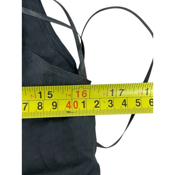 Massimo Dutti STUDIO Womens Draped Crop Top S Gray Frayed Blouse 9419/952 NWT - Picture 10 of 12